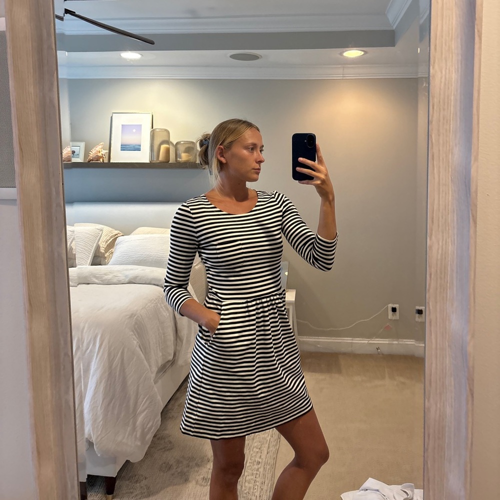 Jcrew striped dress